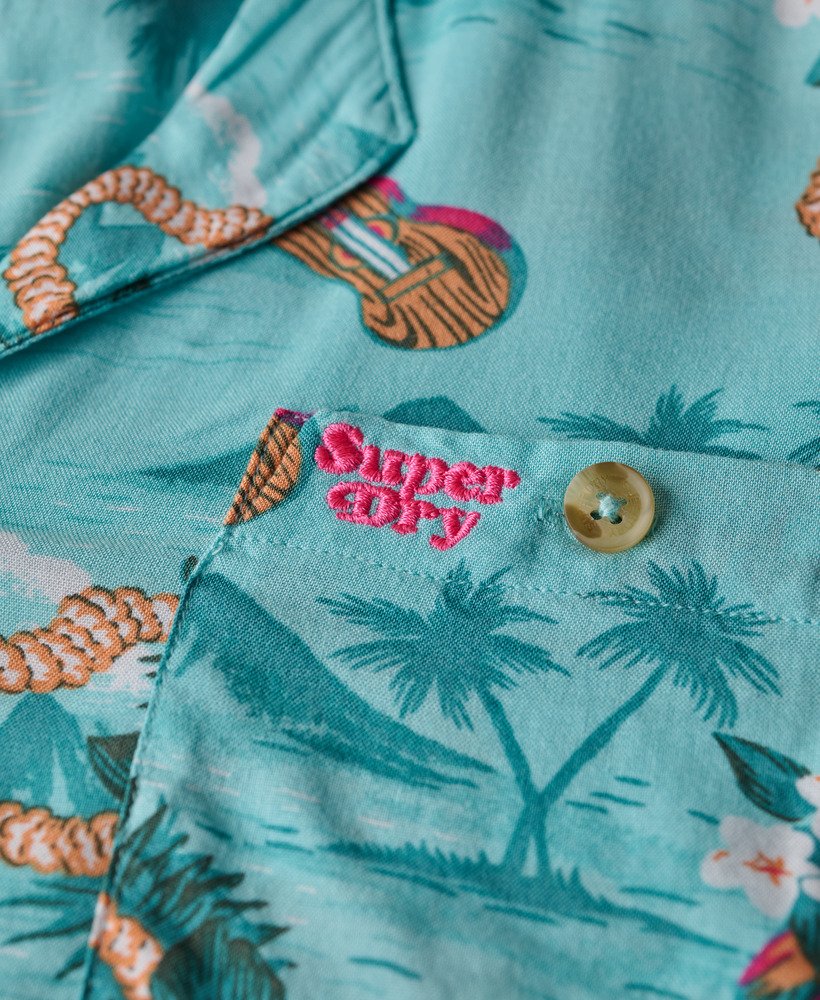 strandresortshirt in aloha hawaiian aqua