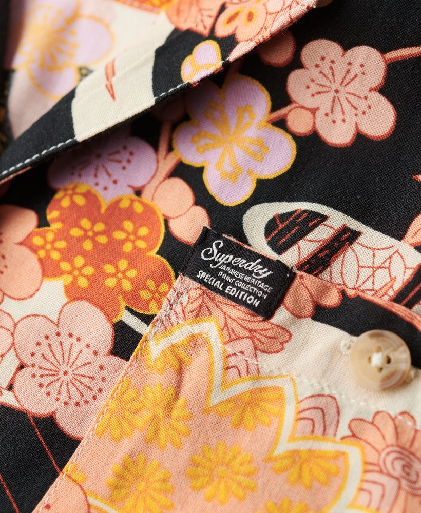 strandresortshirt in goshodoki-goud