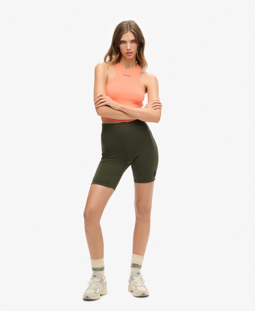 code tech racer vest top in pastelline coral