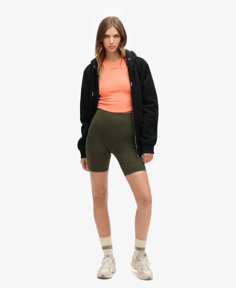 code tech racer vest top in pastelline coral