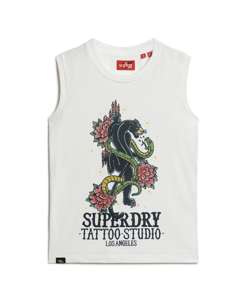 tattoo-vest met strasssteentjes in de eu