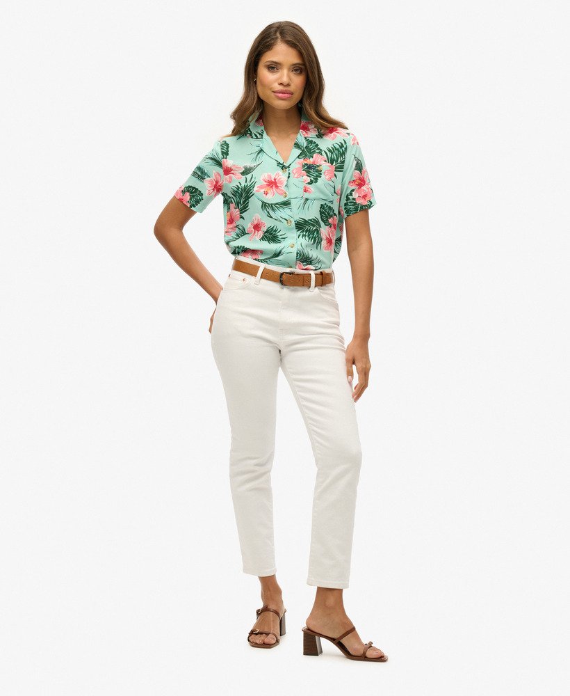 strandresortshirt in luna rose mint