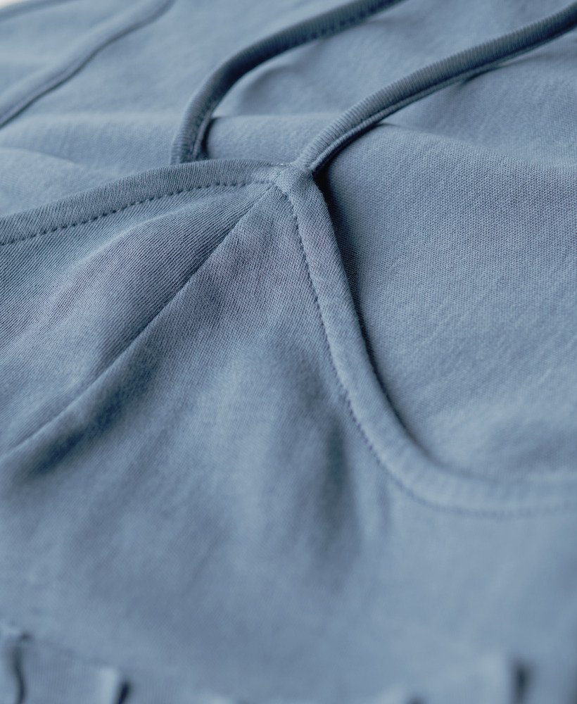 gelaagde jersey camisole top in marineblauw