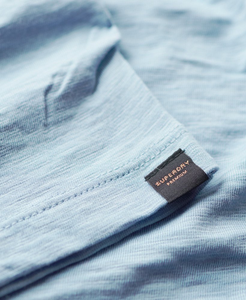 geplooide tanktop in forever blue