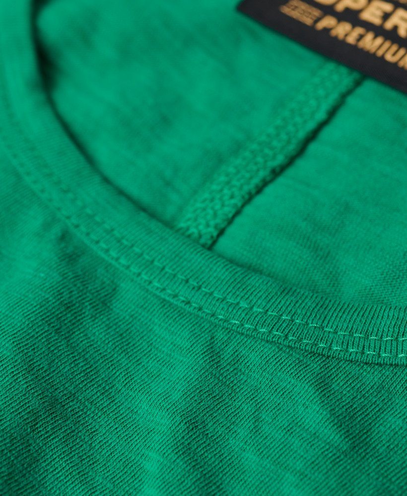 geplooide tanktop in zomergroen