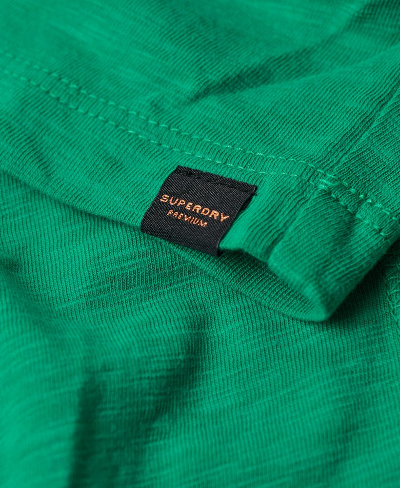 geplooide tanktop in zomergroen