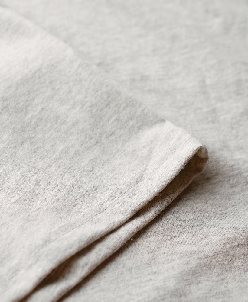 superdry x komodo tiger slim vest top in glacier grey marl