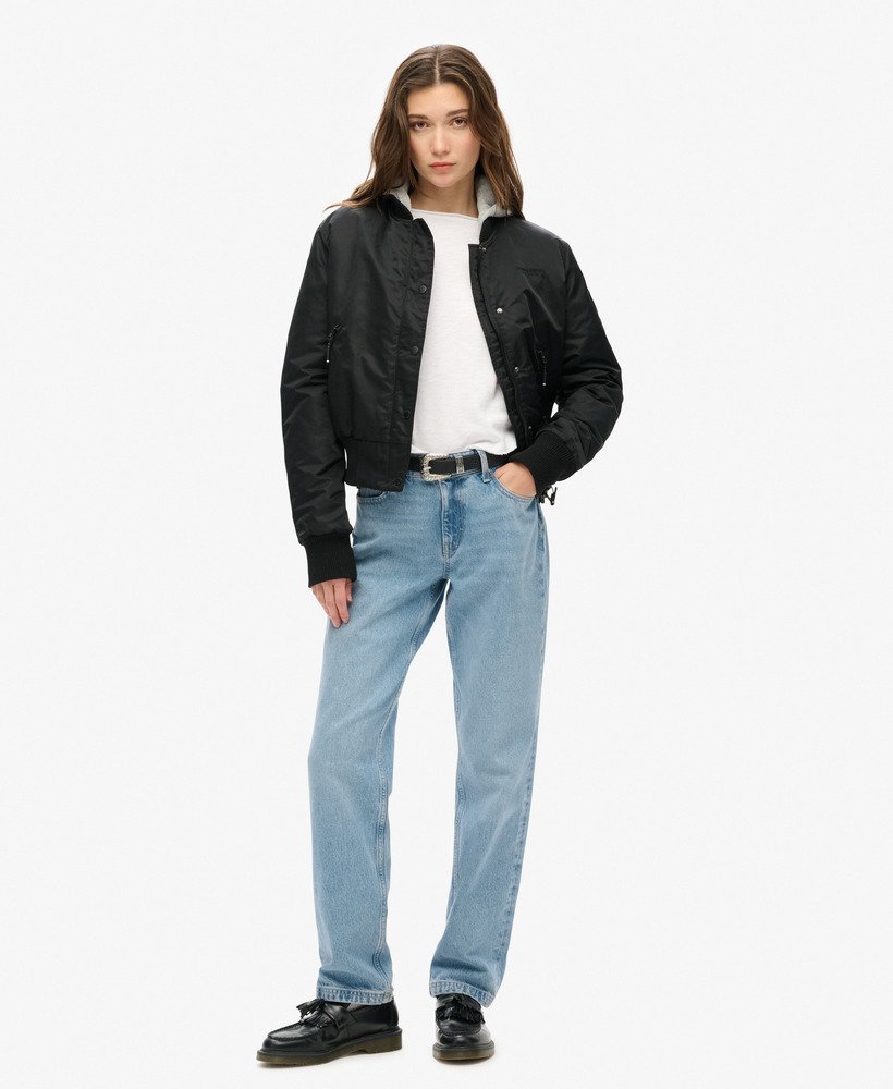 top met lange mouwen van french terry in optic