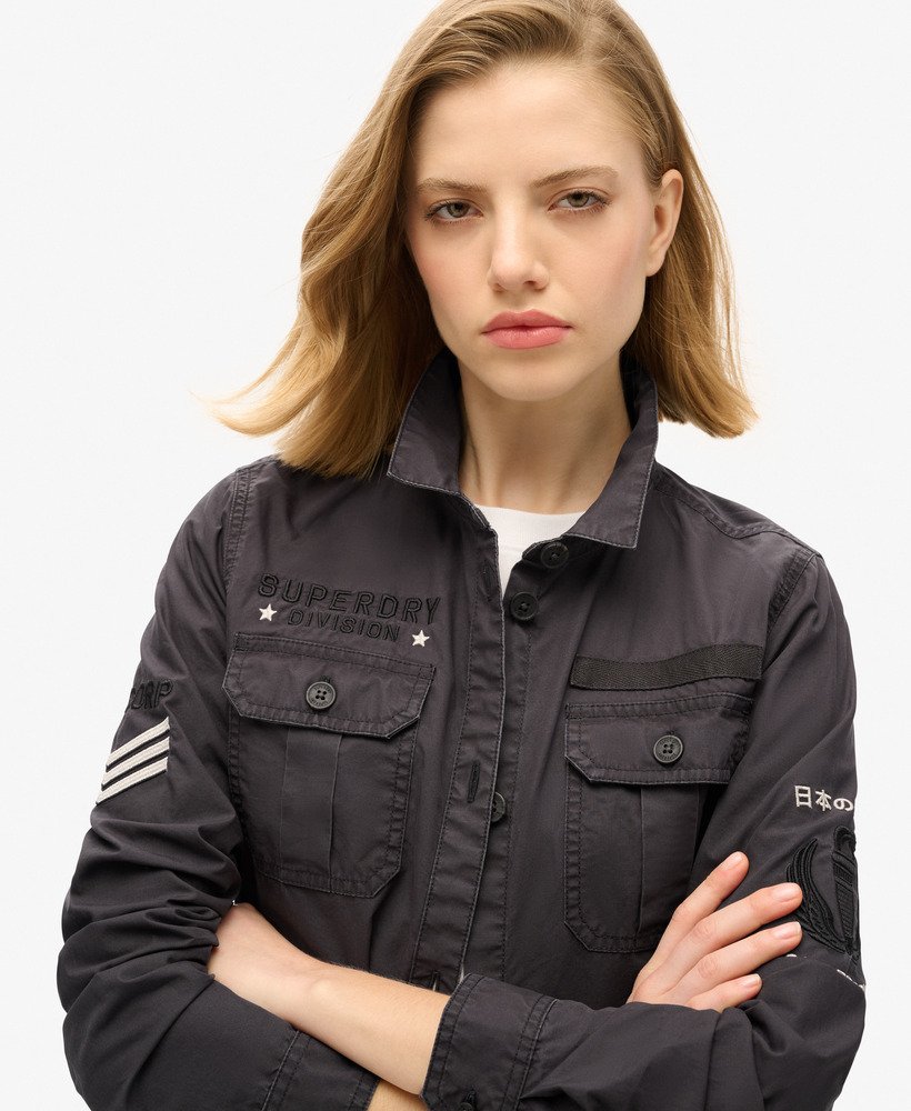 militair shirt in blackboard