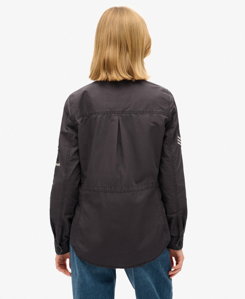 militair shirt in blackboard