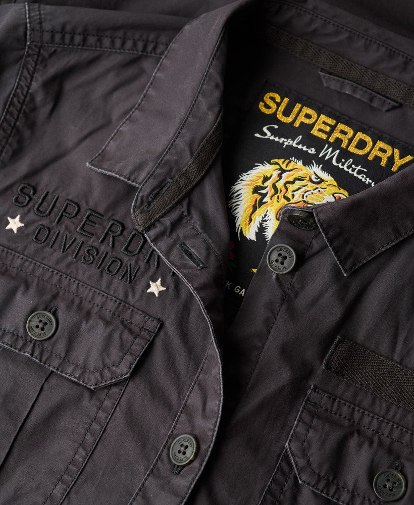 militair shirt in blackboard