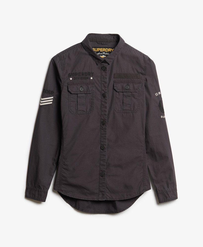 militair shirt in blackboard
