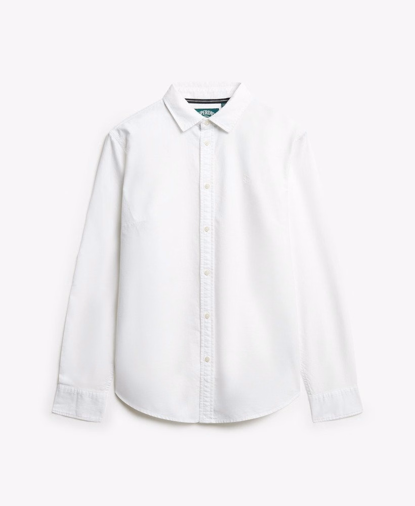 Slim Oxford overhemd met lange mouwen