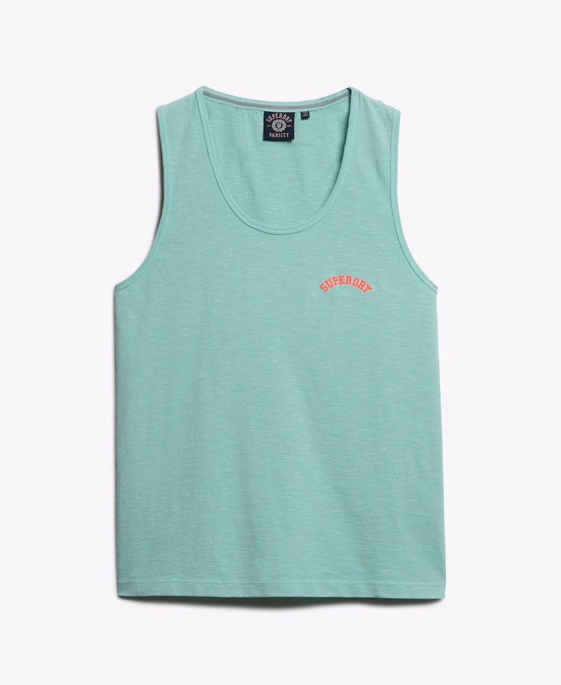 Essentieel logo vest met geverfde details