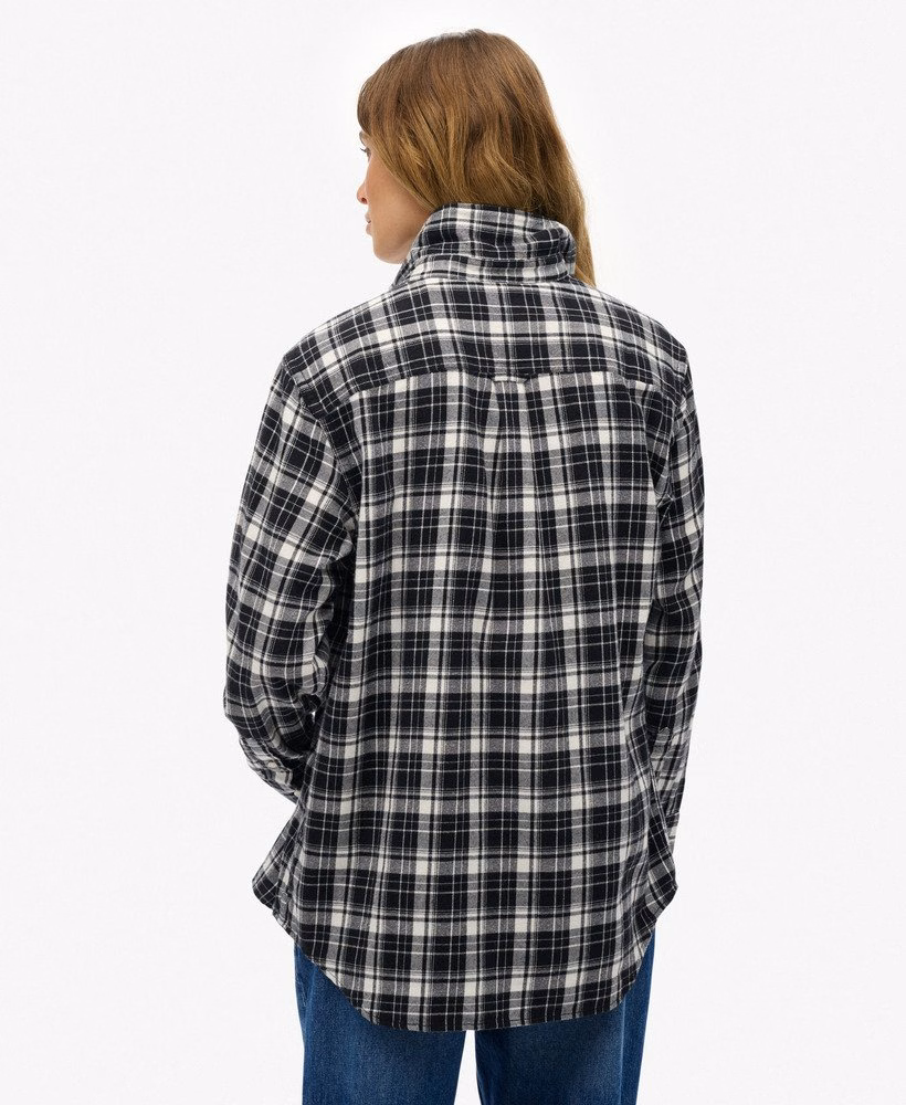 Geruit flanellen boyfriend-shirt