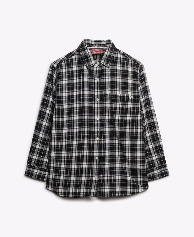 Geruit flanellen boyfriend-shirt