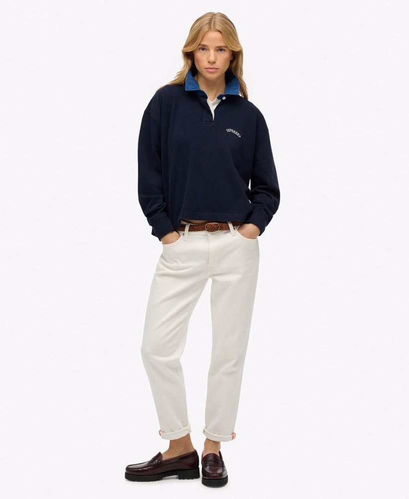 Rugby shirt met grafische print van Athletic Essentials
