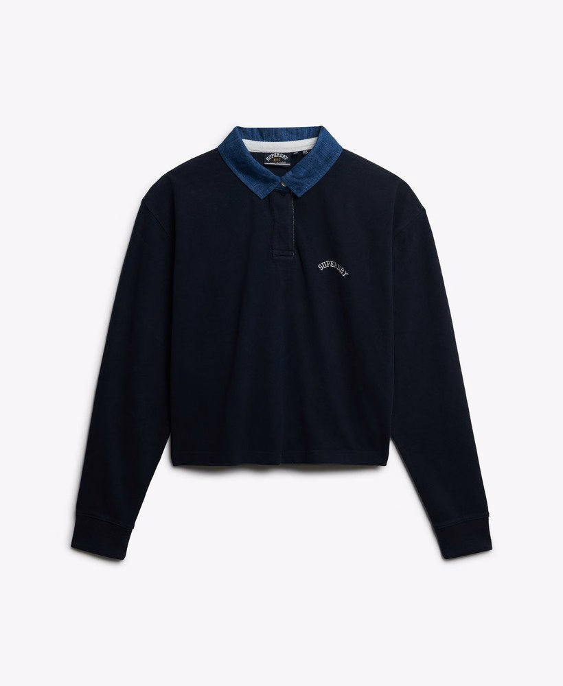 Rugby shirt met grafische print van Athletic Essentials