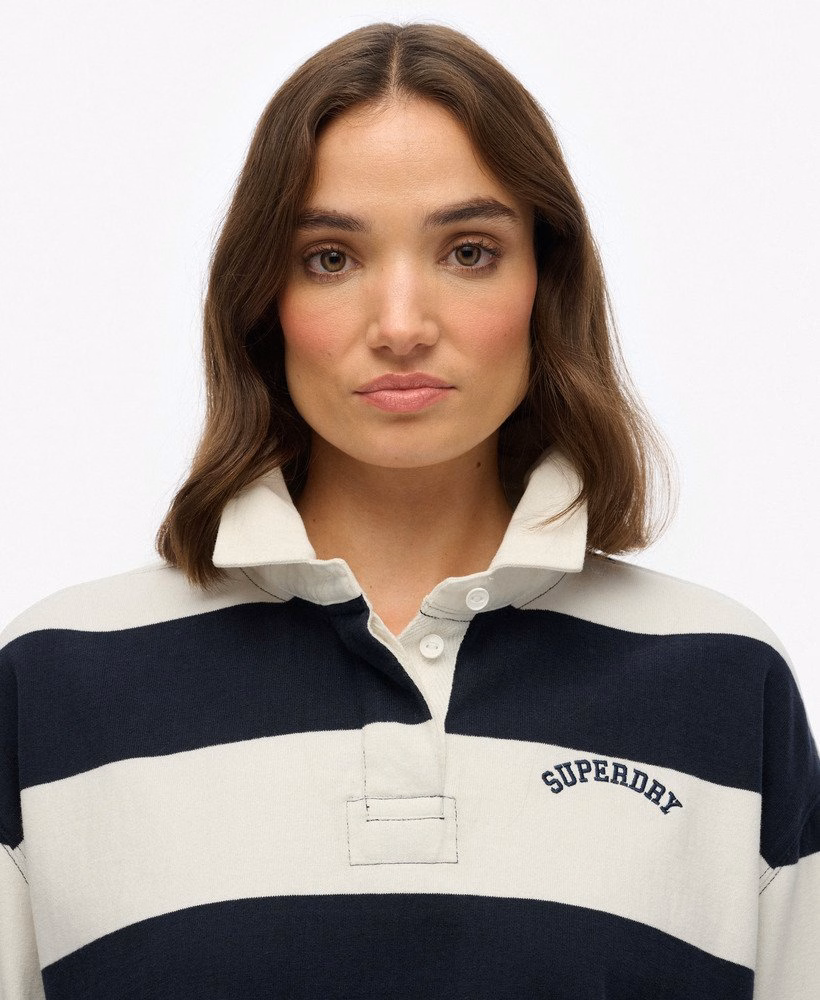 Athletic Essentials gestreept rugbytop