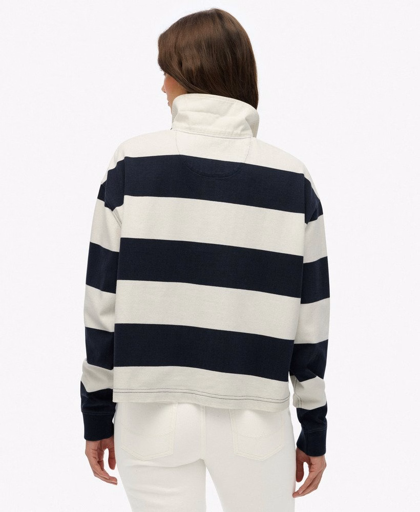 Athletic Essentials gestreept rugbytop