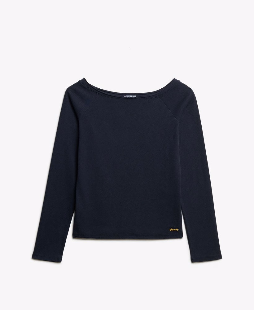 Bardot top met blote schouders