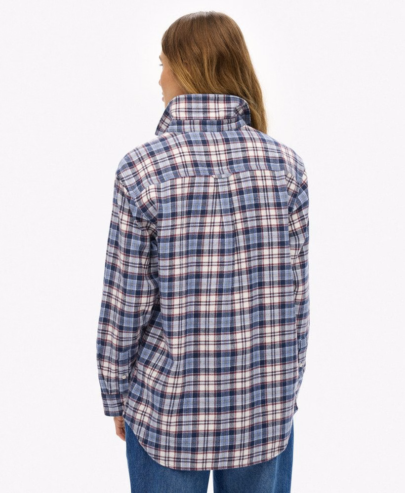 Geruit flanellen boyfriend-shirt