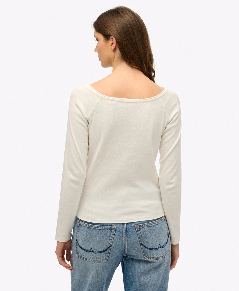 Bardot top met blote schouders