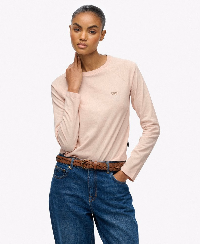 Essential Logo top met lange mouwen
