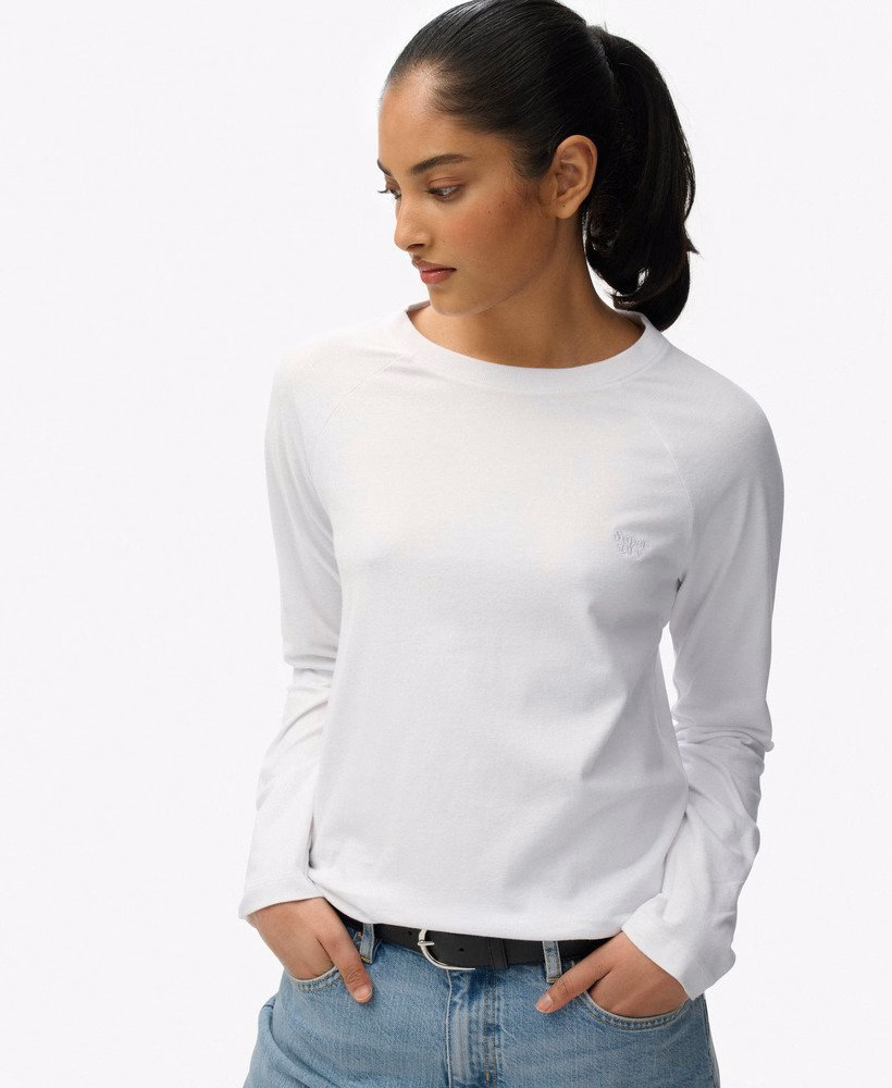 Essential Logo top met lange mouwen