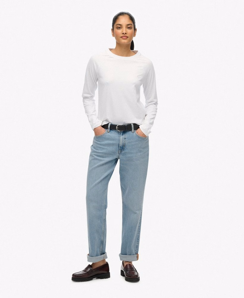 Essential Logo top met lange mouwen