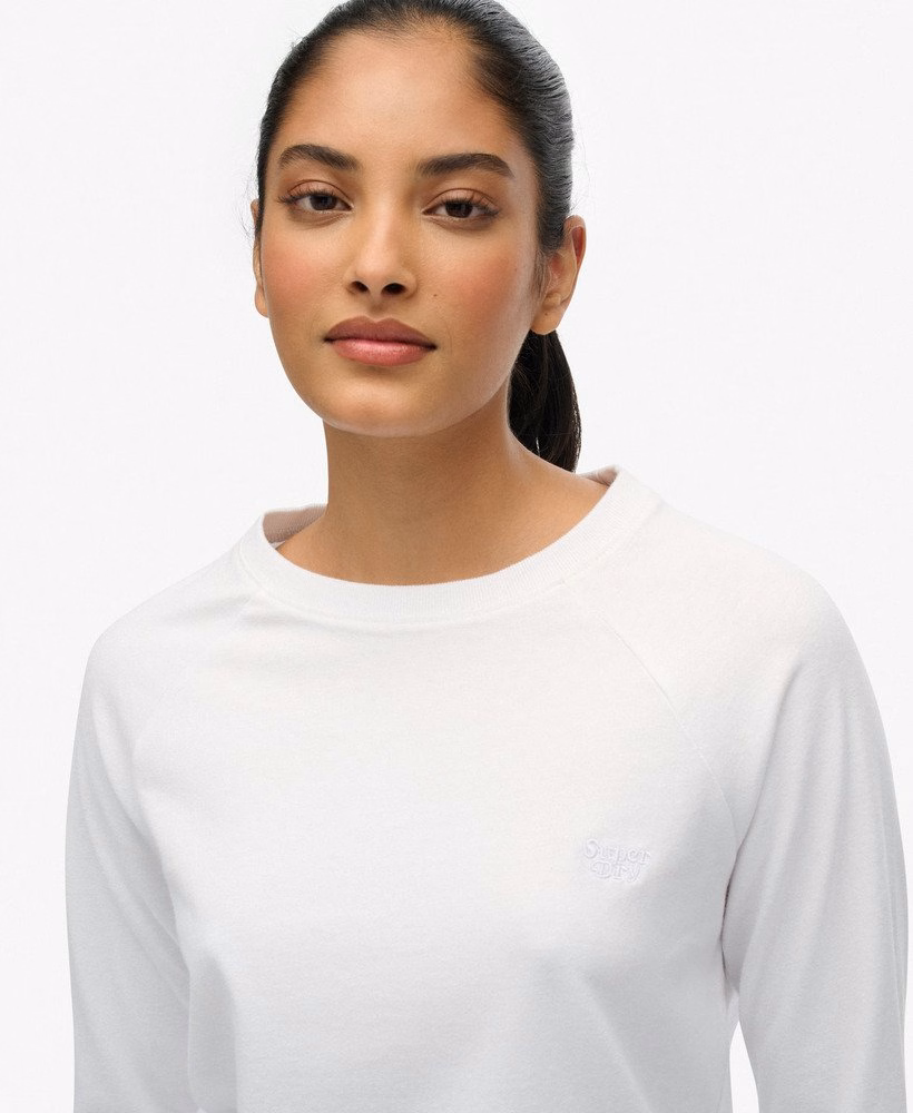 Essential Logo top met lange mouwen