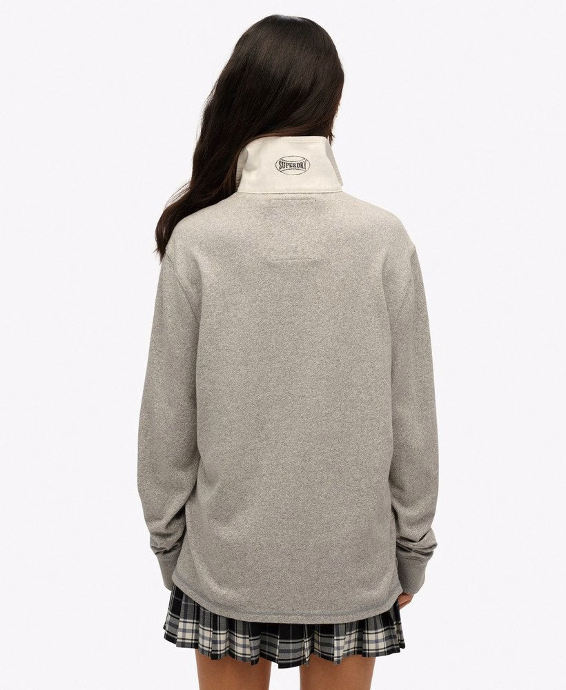 Oversized sportief rugbytop