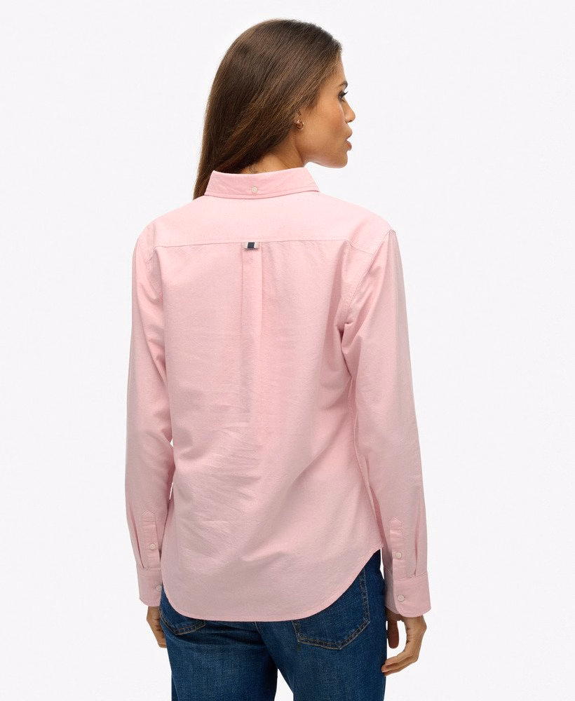 Slim Oxford overhemd met knoopsluiting en lange mouwen