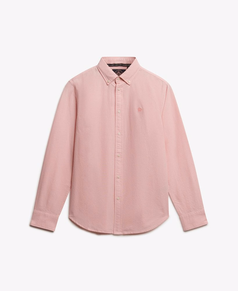 Slim Oxford overhemd met knoopsluiting en lange mouwen