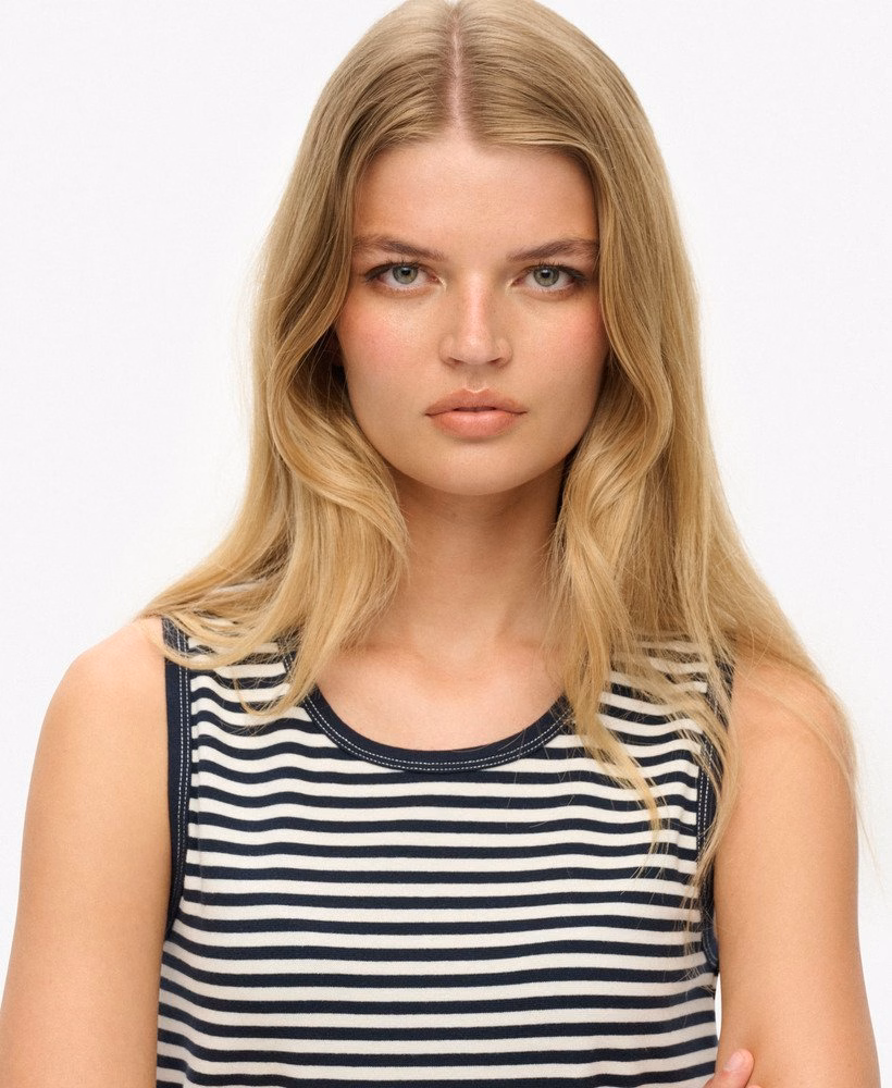 Athletic Essentials Jersey Stripe Tank Top
