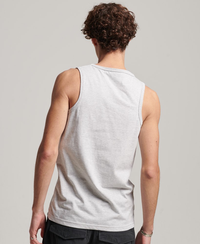 vintage venue neon vest in glacier grey marl