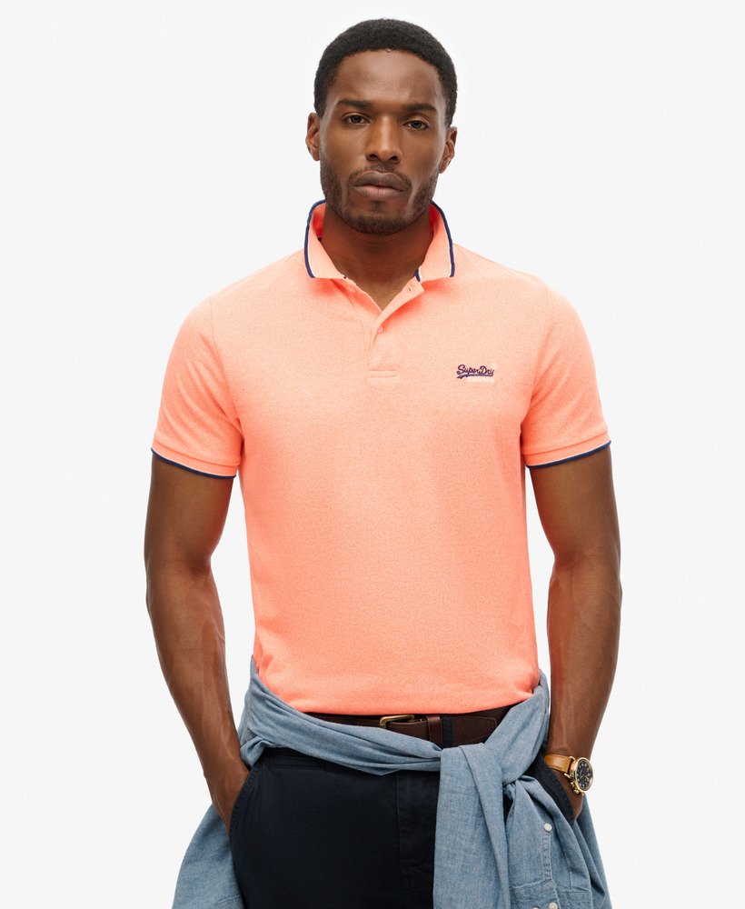 poloshirt voor bij het zwembad in cabana coral grit