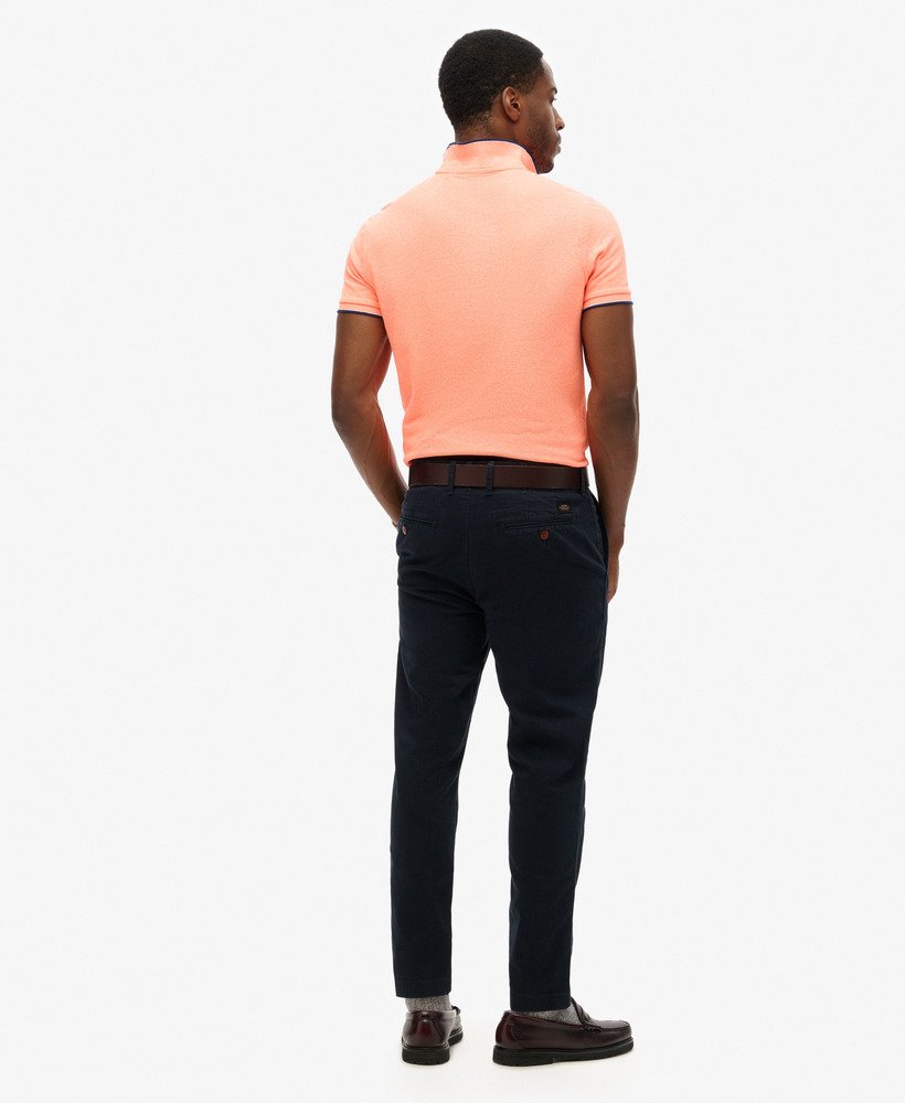 poloshirt voor bij het zwembad in cabana coral grit
