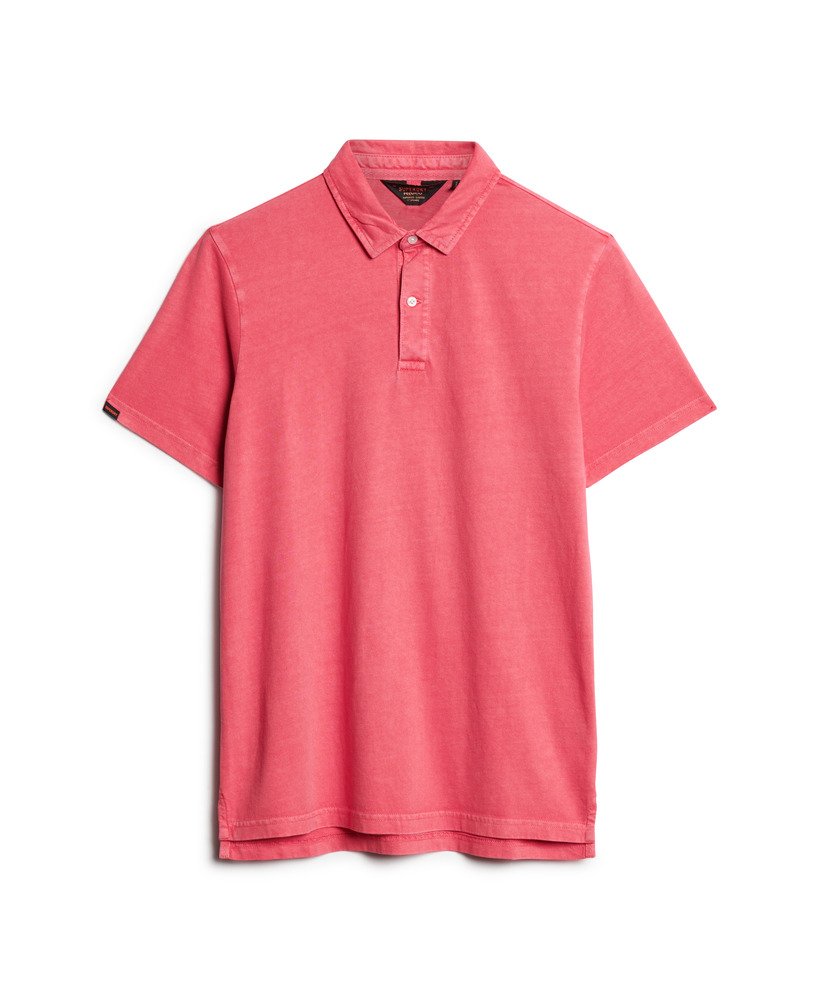 jersey poloshirt in theebesrood