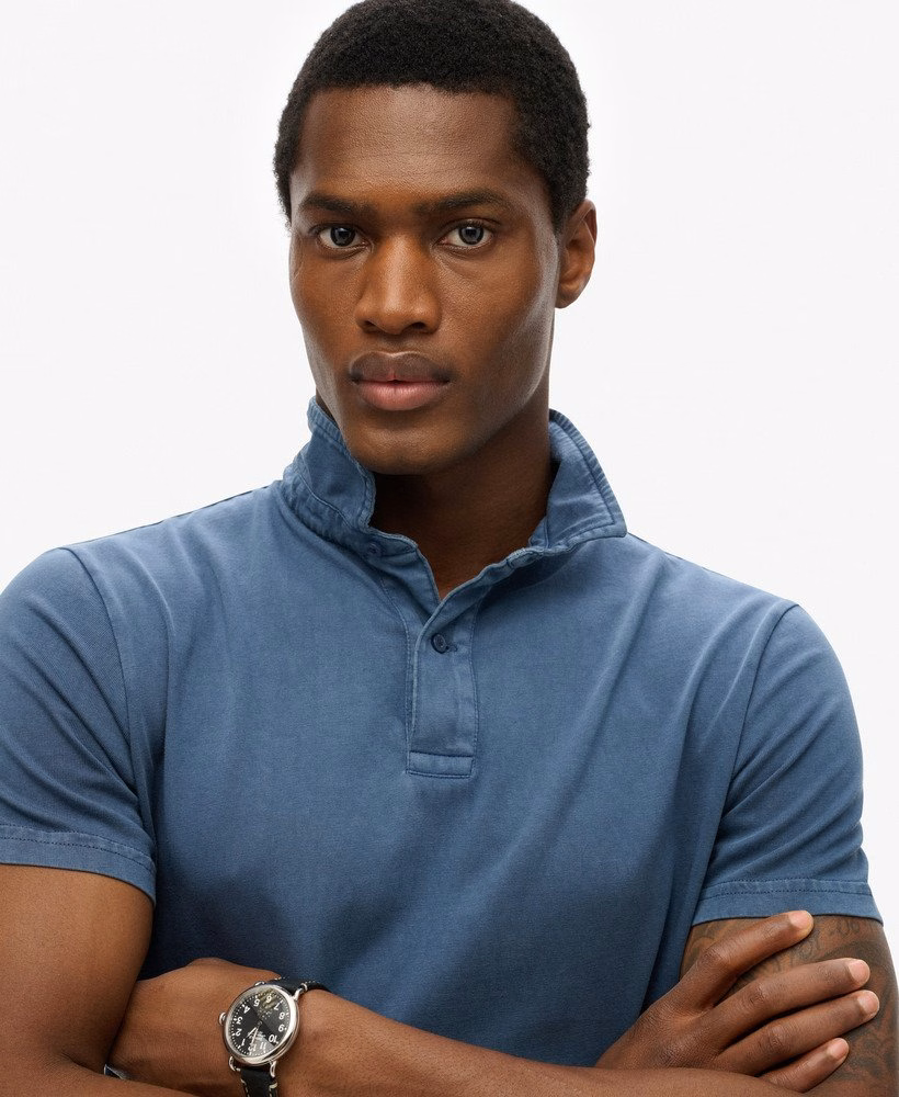 Essentiële jersey polo top