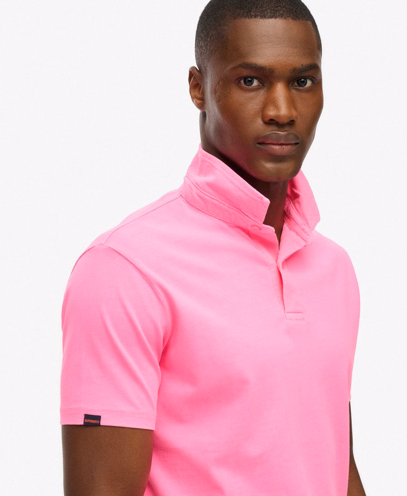 Essentiële jersey polo top