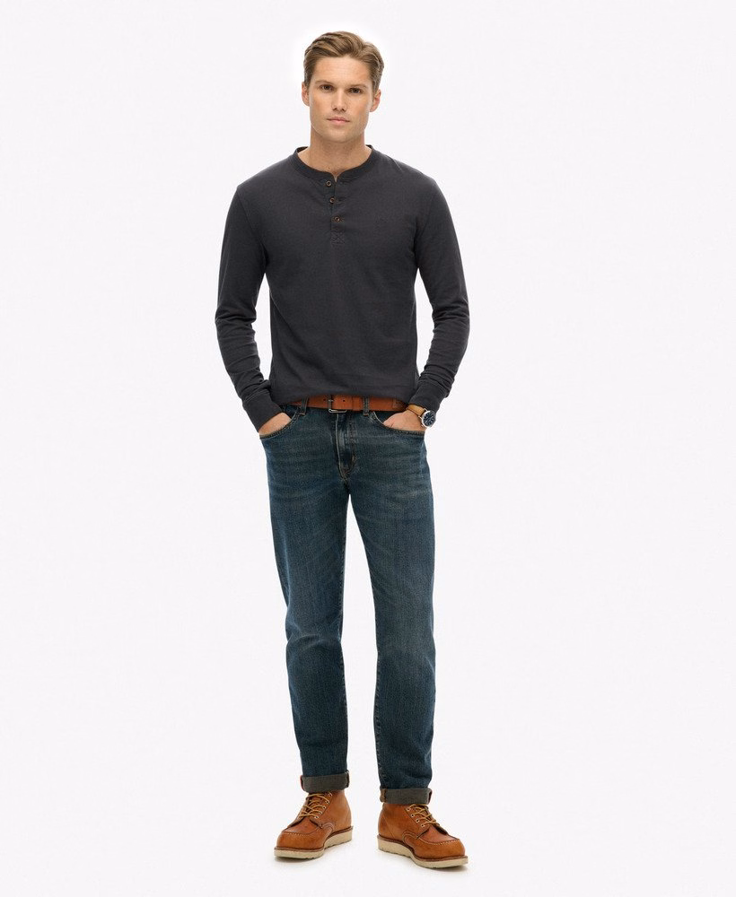 Klassieke, essentiële Henley-top