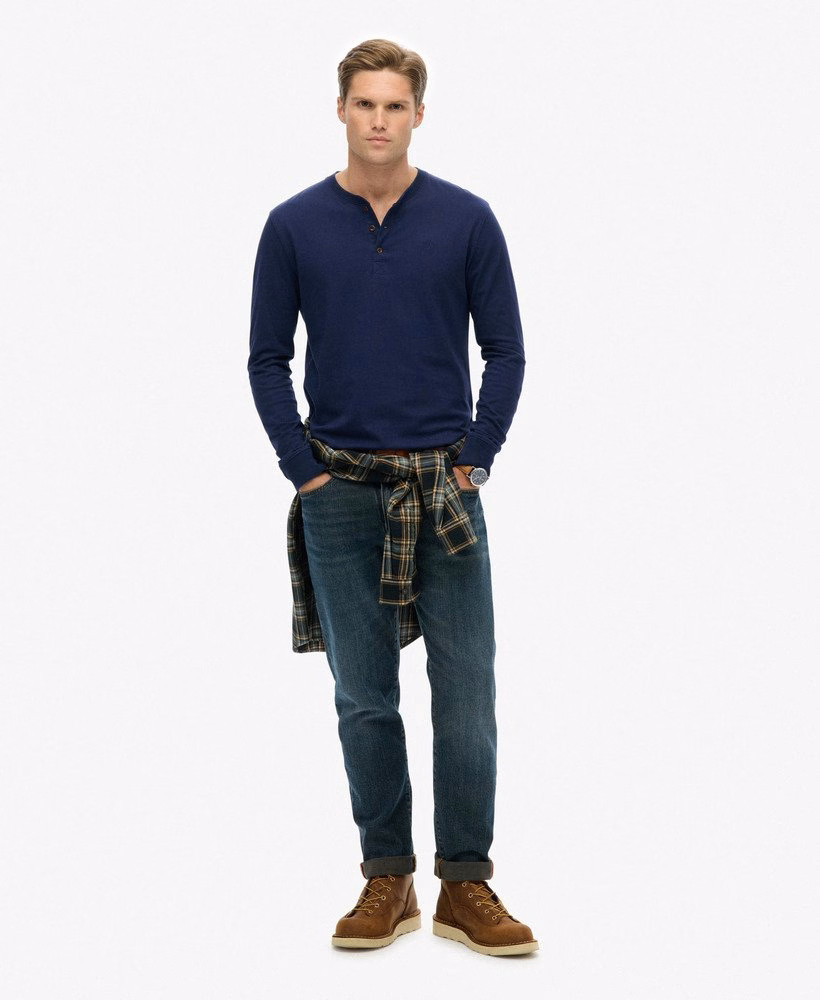 Klassieke, essentiële Henley-top