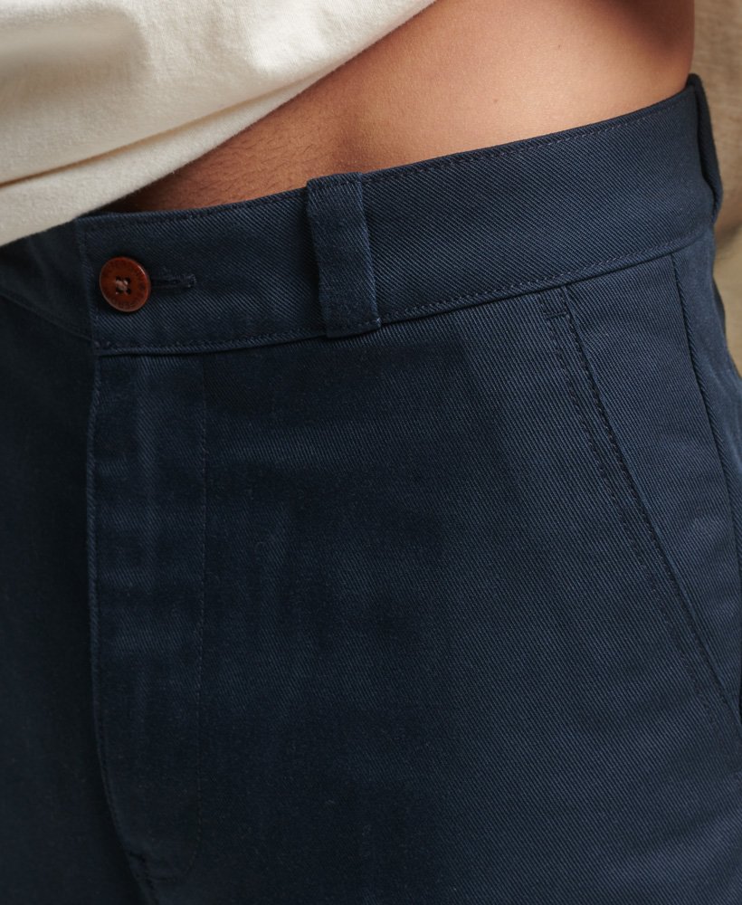 rechte chino broek in eclipse navy