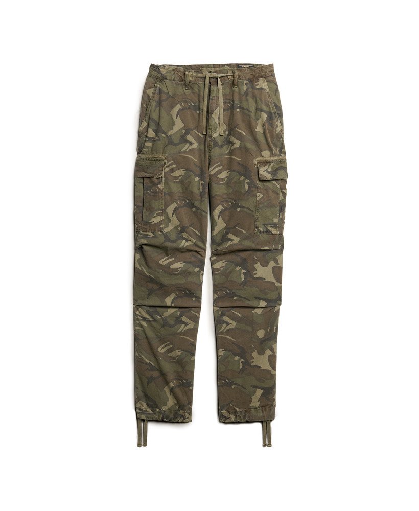 lage para cargo broek in outline camouflage