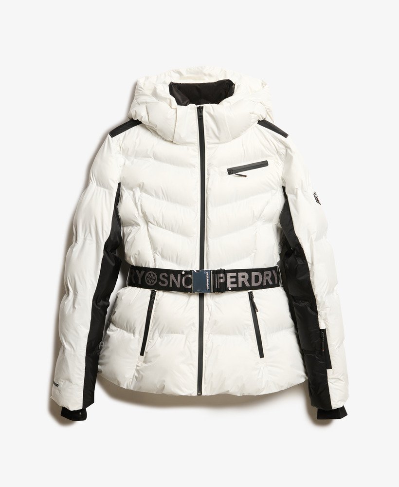 ski luxe puffer jacket in optic
