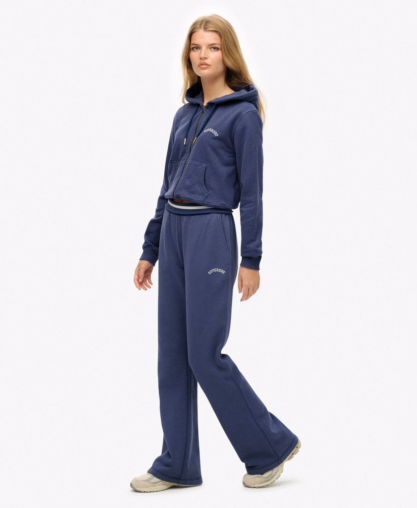 Athletic Essentials Logo Low Rise Flare Jogger