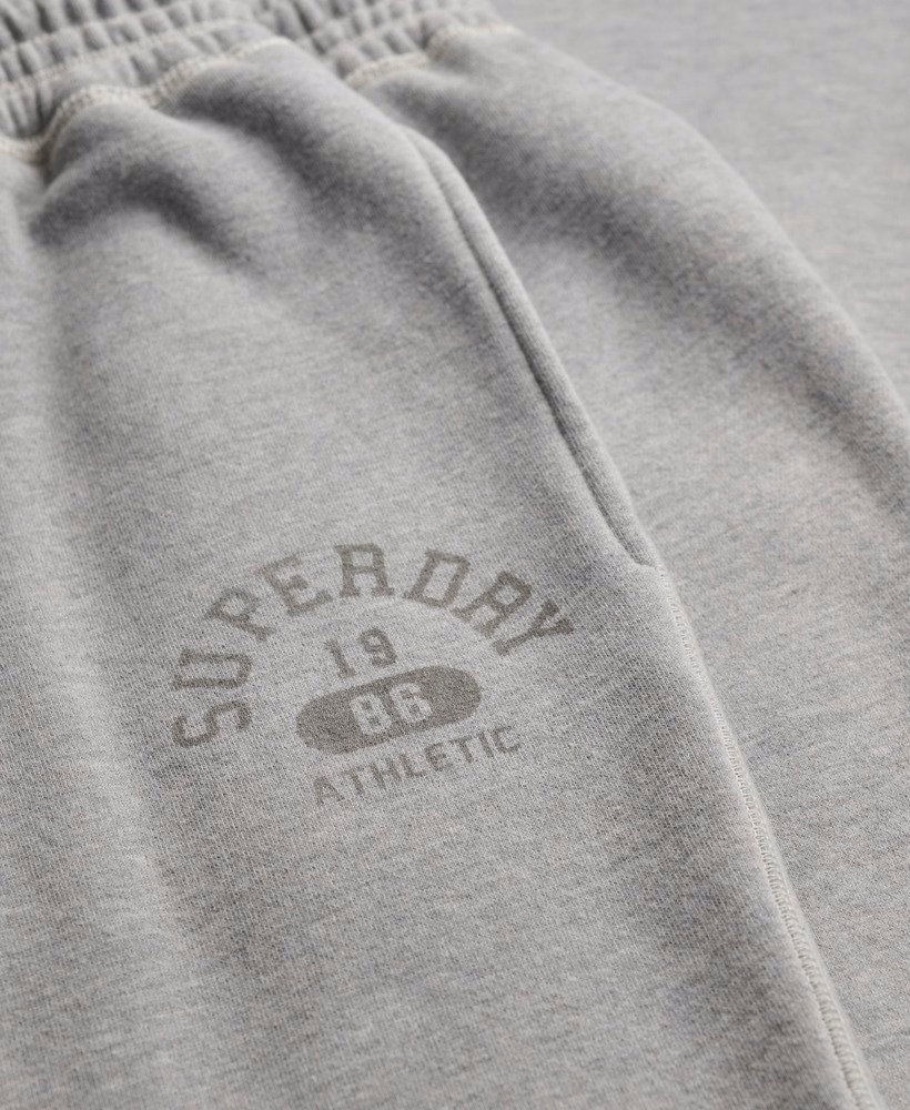 Sportieve joggingbroek met print en wijde pijpen