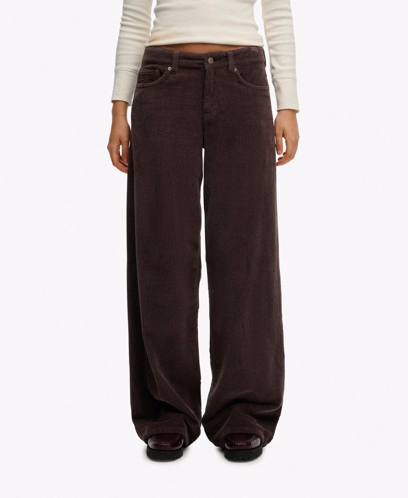 Mid Rise Baggy Jumbo Cord Pants