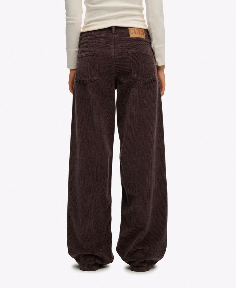 Mid Rise Baggy Jumbo Cord Pants